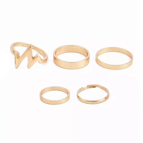 5pc‎ Midi Rings Above Knuckle Finger Band - Picture 3 of 6